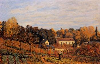 Alfred Sisley : Kitchen Garden at Louveciennes